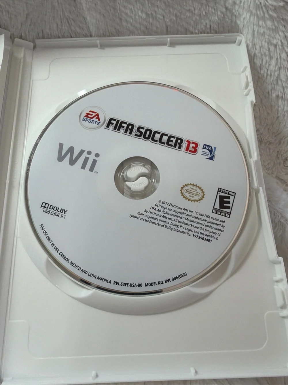 Nintendo Wii Lot Of 3 Madden NFL 07 Madden 09 All-Play FIFA Soccer 13 EA Sports